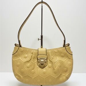 Liz & Co. Tan Honeycomb Shoulder Bag